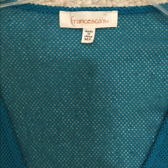 Francesca’s mesh swim coverup - Picture 2 of 4